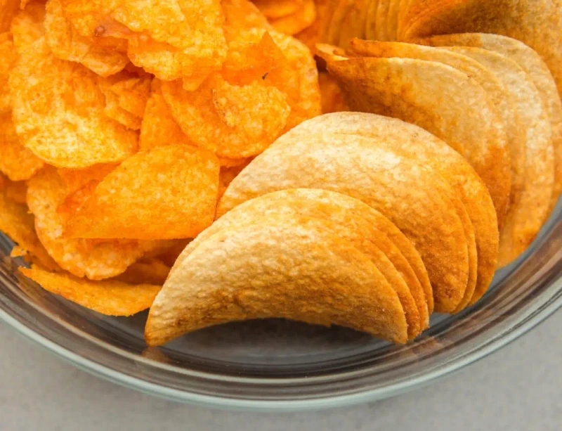 Snacks: batata chips & salgadinhos